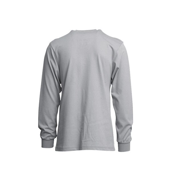 LAPCO 7 oz FR Henley Love Sleeve Shirt in Gray